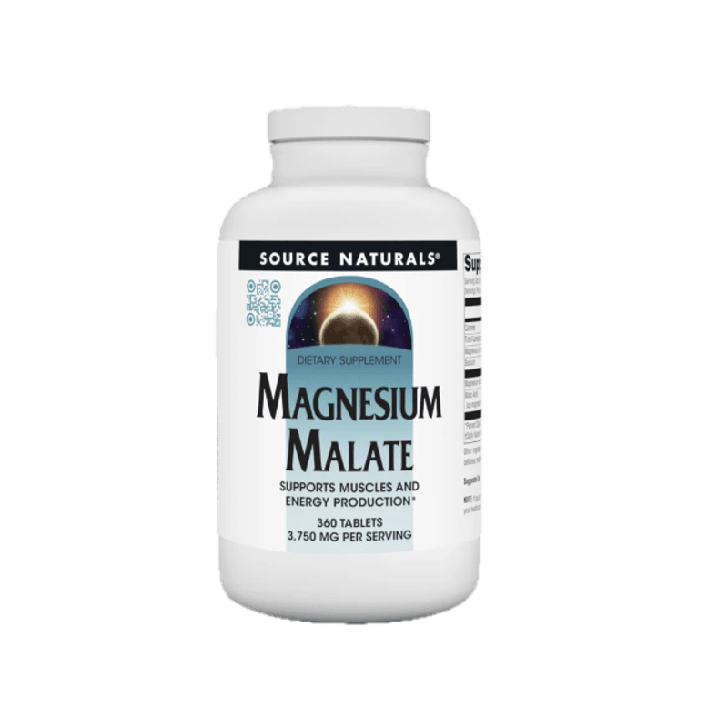 Magnesium Malate, 3750 mg, 360 Tabletter