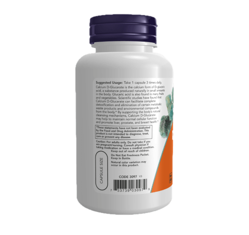 Kalsium D-Glukarat 500mg, 90 kapsler